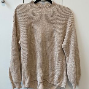 Old navy tan balloon sleeve sweater